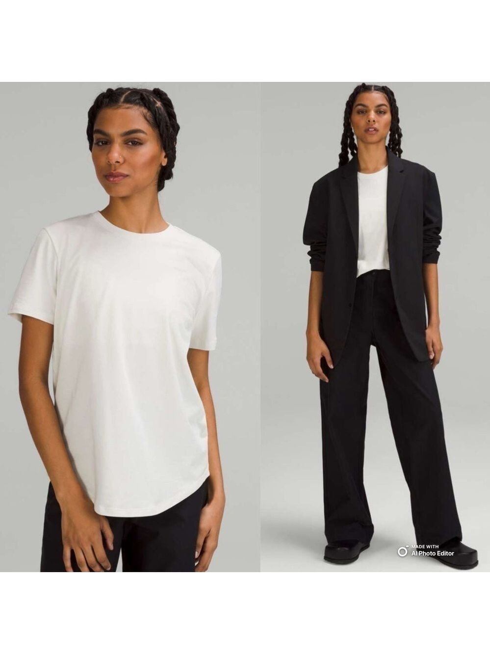 Lululemon Love Crewneck T-Shirt Bone: flawed